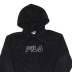 FILA Mens Black Hoodie L