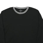 HOLLISTER Womens Black Plain Pullover Crew Neck Basic Knit XS Slim Jumper