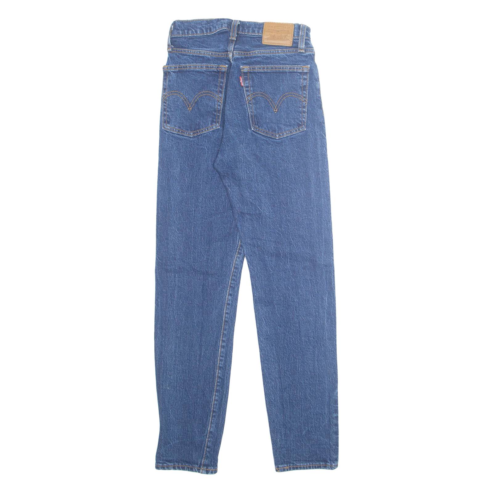LEVI'S Big E Womens Jeans Blue Regular Tapered W24 L27