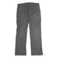 DICKIES Mens Cotton Black Regular Straight Trousers W32 L30 Workwear Zip Closure