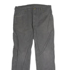 DICKIES Mens Cotton Black Regular Straight Trousers W32 L30 Workwear Zip Closure