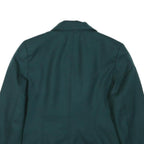 PENDLETON Womens Green Wool Classic Jacket UK 12 Button Closure Tailored Fit