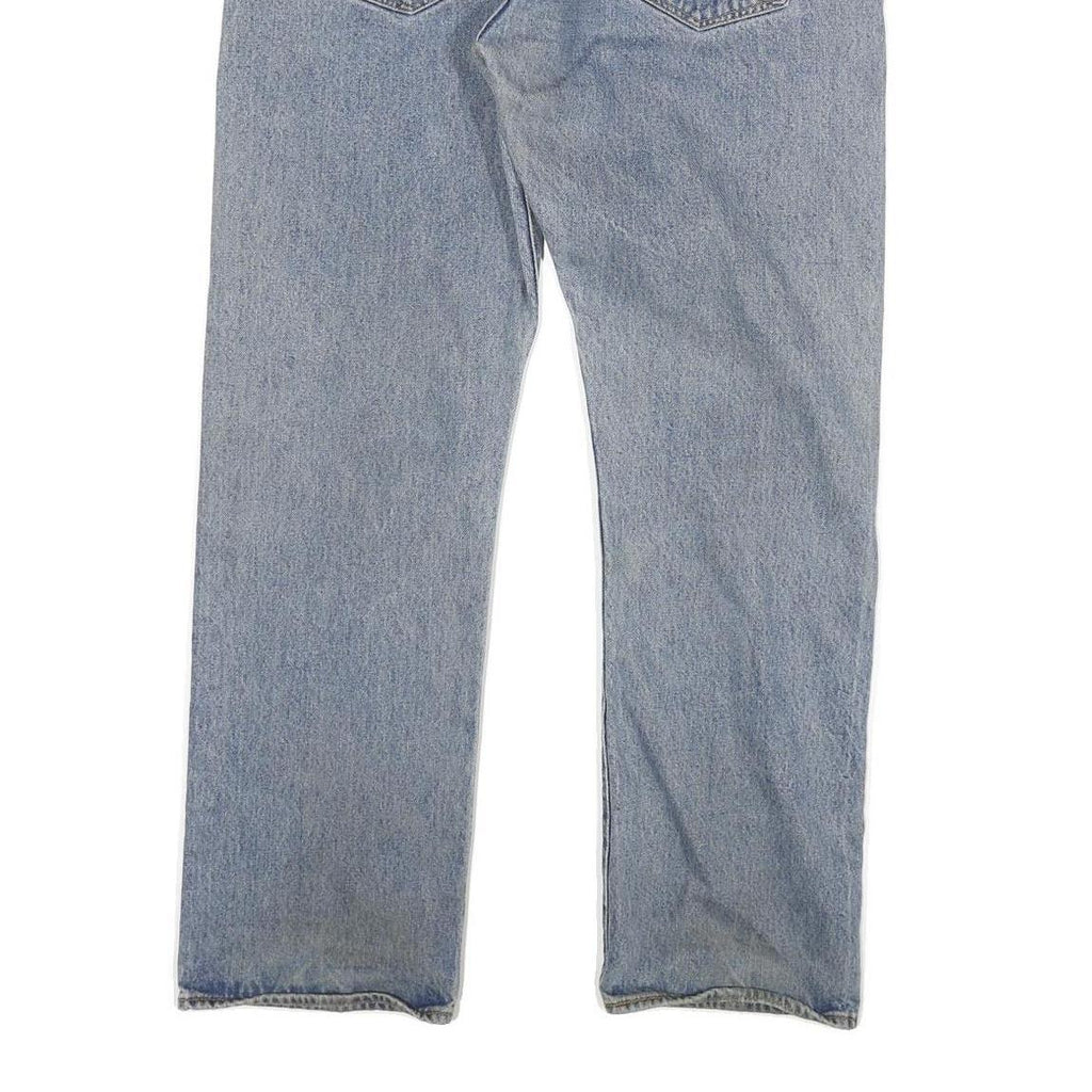 LEVI'S Mens Jeans Blue Regular Straight Denim Light W38 L32 Classic Fit Button