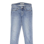 LEVI'S 710 Super Skinny Womens Jeans Blue Cotton Blend Slim Denim W24 L27