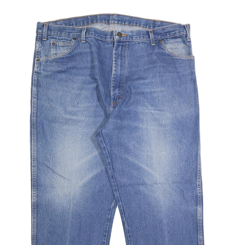 DICKIES Mens Jeans Blue Regular Straight Denim Medium W42 L27 Classic Fit