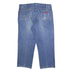 DICKIES Mens Jeans Blue Regular Straight Denim Medium W42 L27 Classic Fit