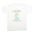 SHOEBOX GREETINGS Womens White XL Graphic T-Shirt Short Sleeve Crew Neck Humour