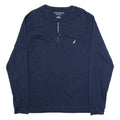 NAUTICA Sleepwear Mens T-Shirt Blue Long Sleeve L