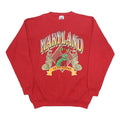 TNT Mens Red Maryland Terrapins Crew Neck 2XL Cotton Blend Sweatshirt