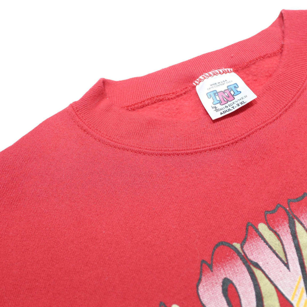 TNT Mens Red Maryland Terrapins Crew Neck 2XL Cotton Blend Sweatshirt