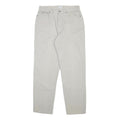CALVIN KLEIN JEANS Womens Cotton White Regular Straight Trousers W31 L29
