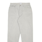 CALVIN KLEIN JEANS Womens Cotton White Regular Straight Trousers W31 L29