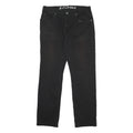 DICKIES Mens Cotton Blend Black Regular Straight Trousers W32 L30 Workwear Zip