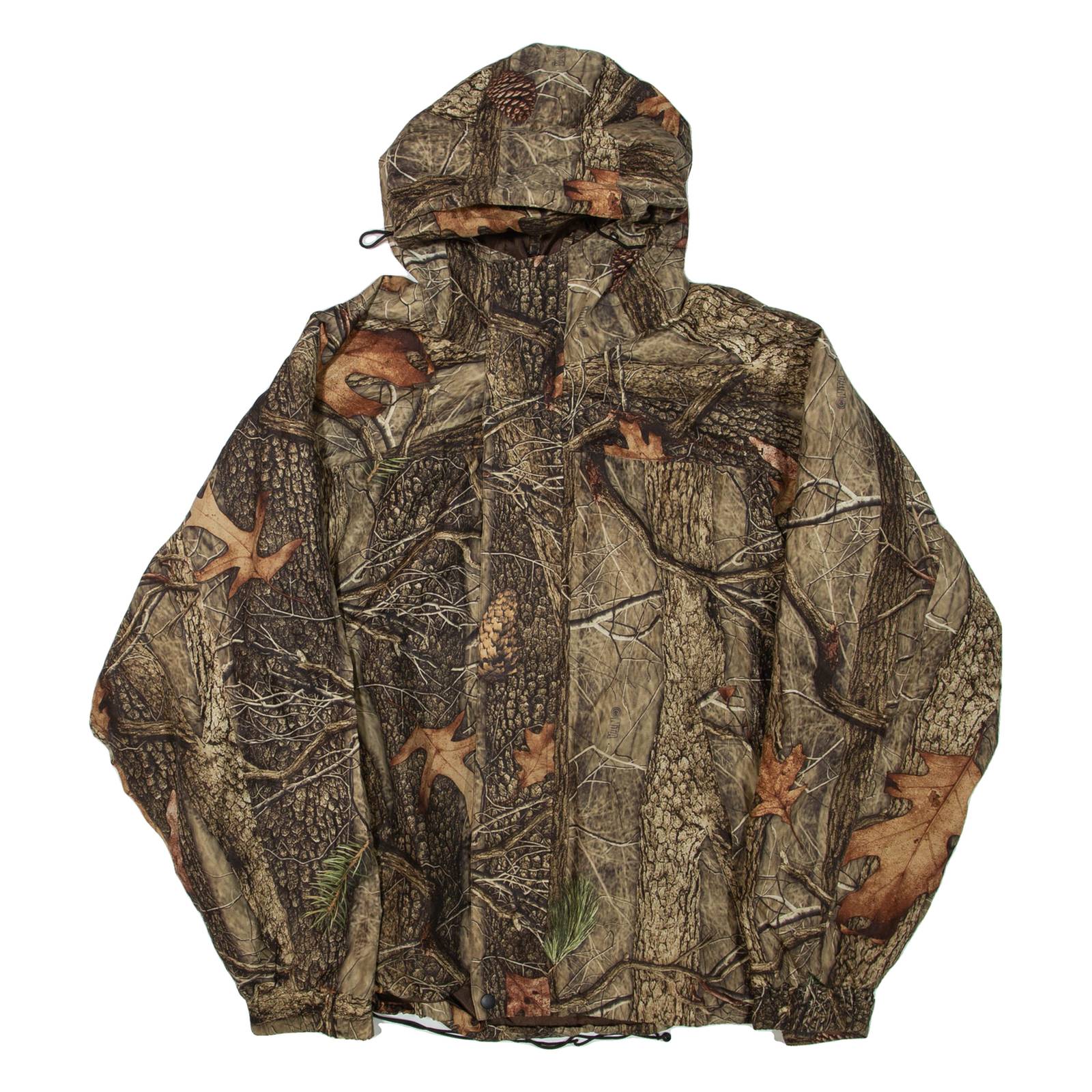 HUNTWORTH Mens Jacket Green Hooded M