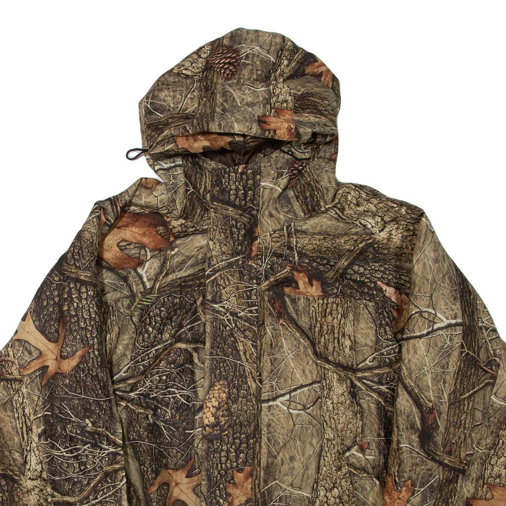 HUNTWORTH Mens Jacket Green Hooded M