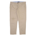 TOMMY HILFIGER Mens Trousers Beige Regular Straight W36 L28