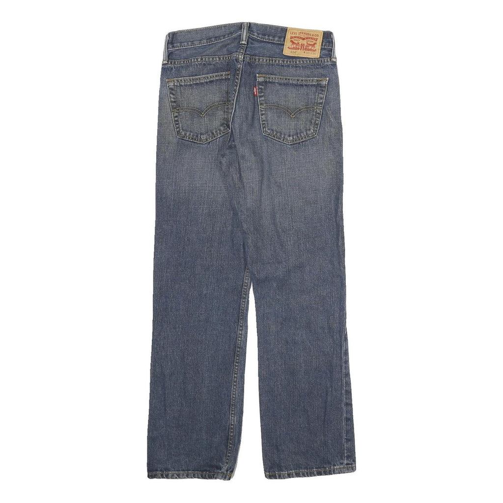 LEVI'S Mens Jeans Blue Regular Straight Denim Medium W30 L30 Classic Cotton Zip