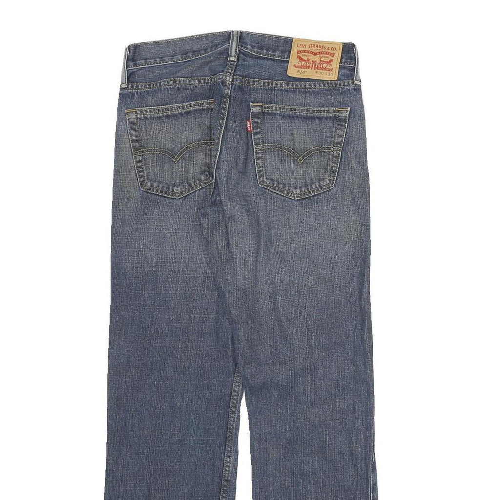 LEVI'S Mens Jeans Blue Regular Straight Denim Medium W30 L30 Classic Cotton Zip