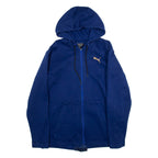 PUMA Womens Blue Hoodie Full Zip M