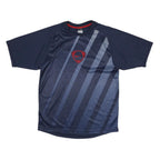 NIKE Total 90 00s Mens Blue Graphic T-Shirt M Short Sleeve Crew Neck Sports