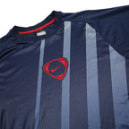 NIKE Total 90 00s Mens Blue Graphic T-Shirt M Short Sleeve Crew Neck Sports