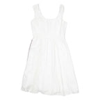 MONSOON Lace Bow Occasion Wear Womens Fit & Flare Dress White Knee Length UK 12