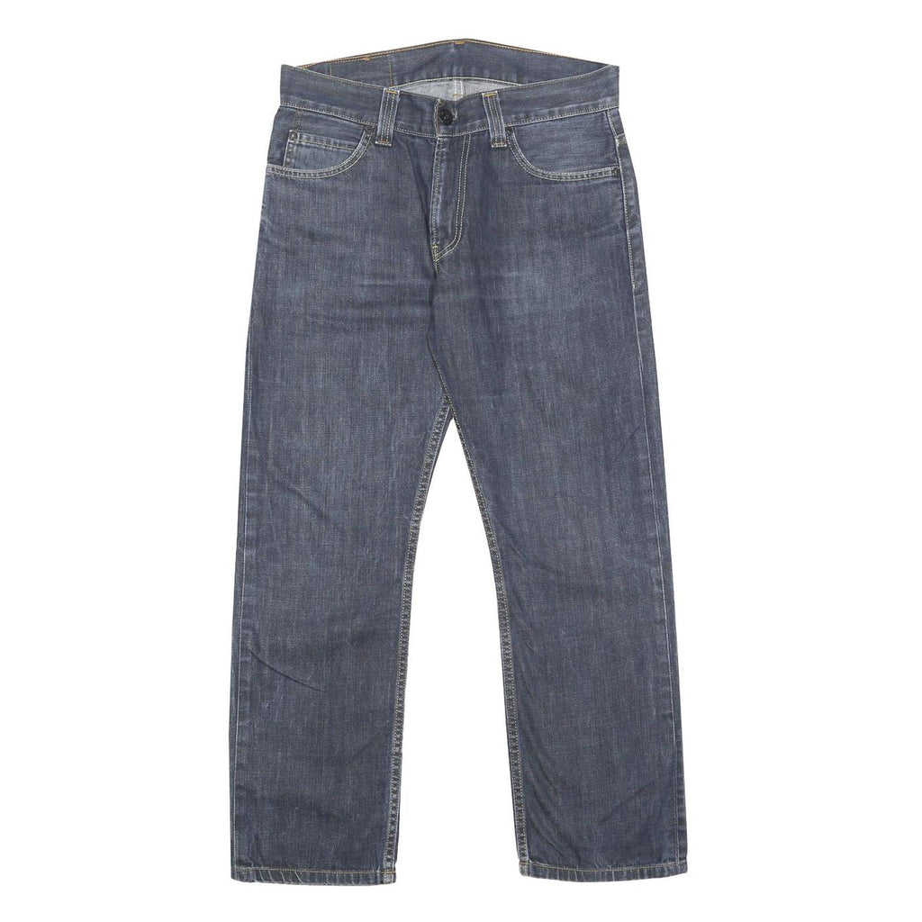 LEVI'S 506 Mens Jeans Blue Regular Straight Denim Medium W32 L28 Classic Fit Zip