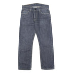 LEVI'S 506 Mens Jeans Blue Regular Straight Denim Medium W32 L28 Classic Fit Zip