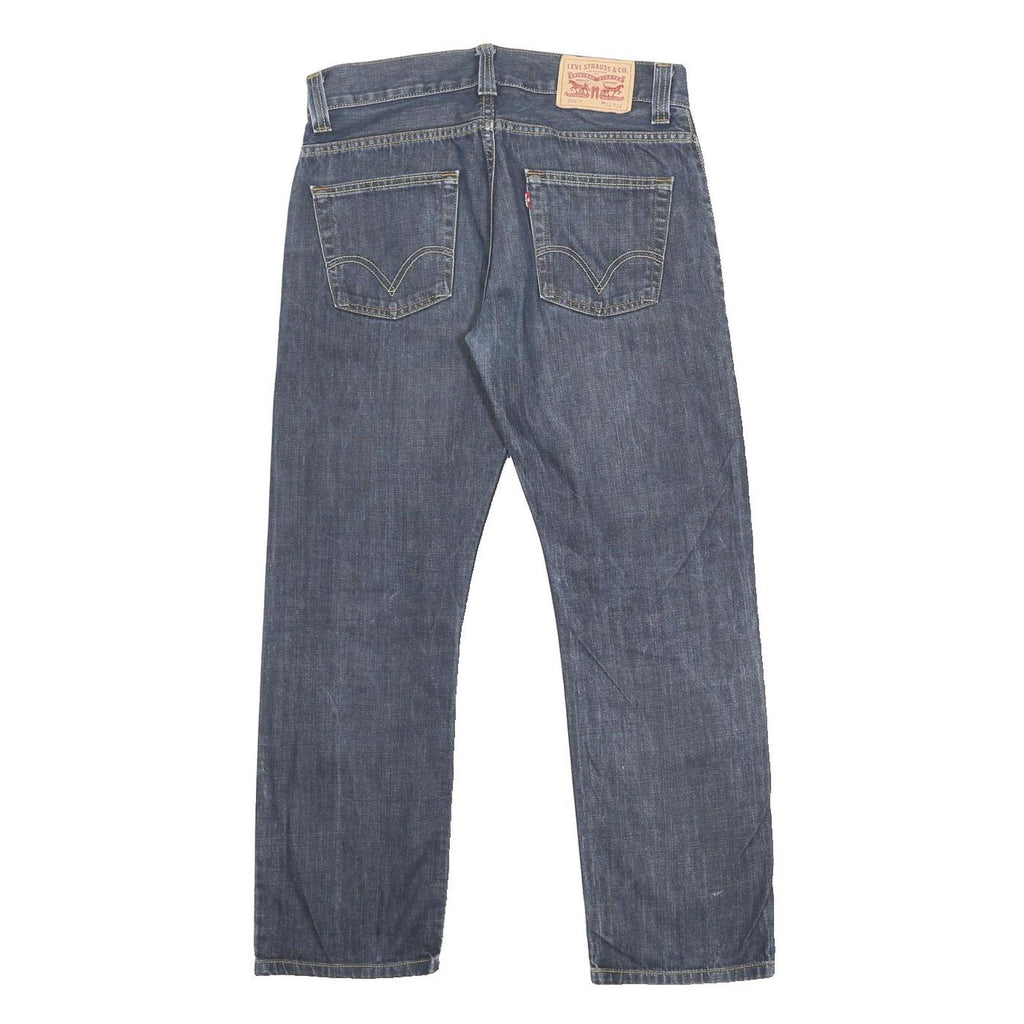 LEVI'S 506 Mens Jeans Blue Regular Straight Denim Medium W32 L28 Classic Fit Zip