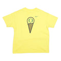 NIKE Mens Yellow Ice Cream Graphic T-Shirt XL Short Sleeve Crew Neck Cotton