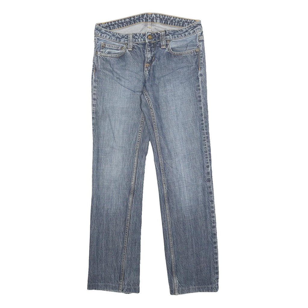 CARHARTT Womens Jeans Blue Slim Straight Denim Light W26 L29 Workwear