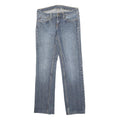 CARHARTT Womens Jeans Blue Slim Straight Denim Light W26 L29 Workwear