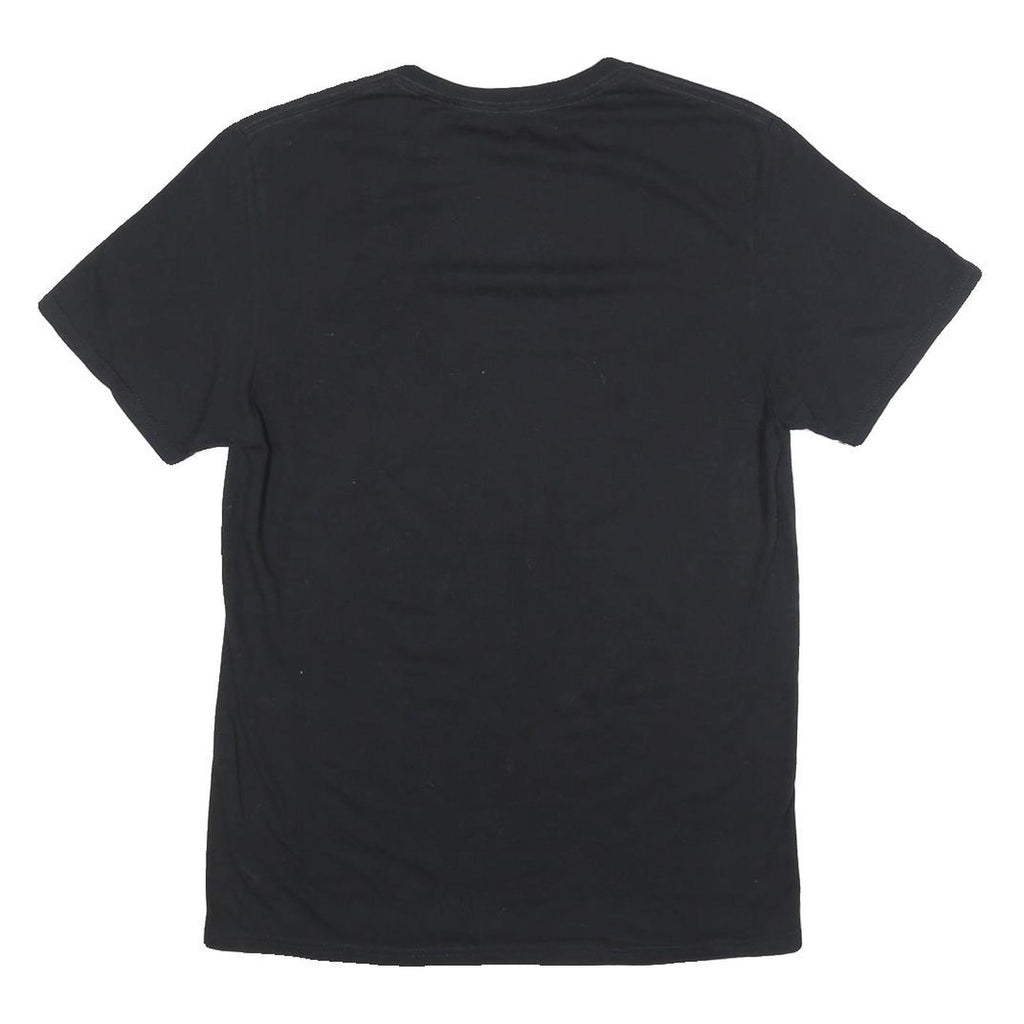 RUSSELL ATHLETIC Mens Black Clarksville Basketball Graphic T-Shirt M Short