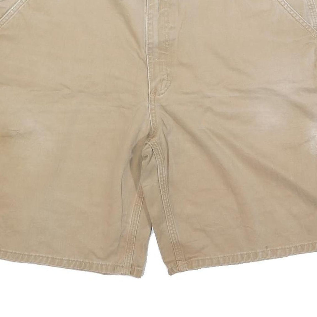 CARHARTT Mens Shorts Beige Casual Regular XL W40 Workwear Utility Cotton