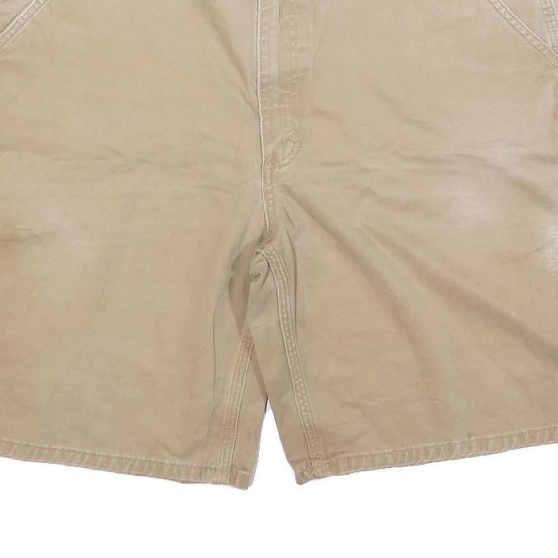 CARHARTT Mens Shorts Beige Casual Regular XL W40 Workwear Utility Cotton