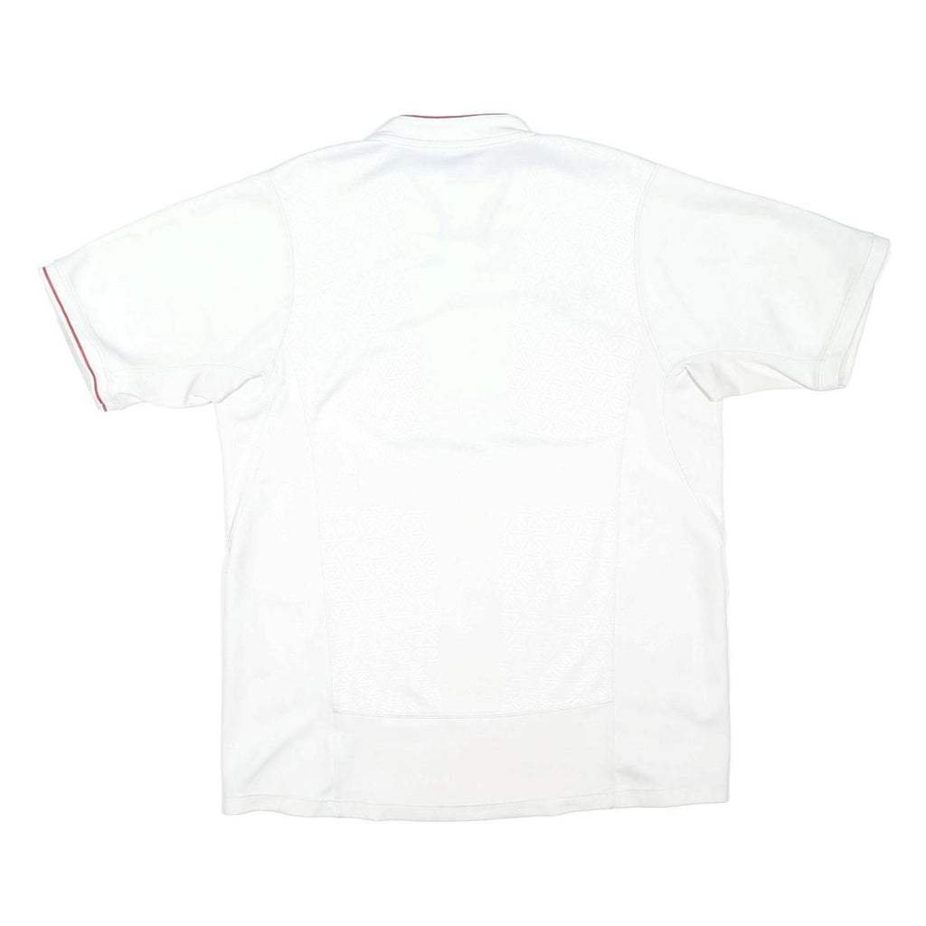 NIKE Mens White England Rugby Rose S Short Sleeve Round Neck Jersey