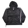 GUESS Mens Anorak Jacket Black Hooded L