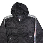 GUESS Mens Anorak Jacket Black Hooded L