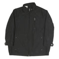 BUGATTI Mens Black Classic Jacket XL Polyester Blend Zip Plain Lightweight