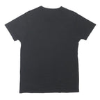 EMPORIO ARMANI Mens Black Cotton Blend T-Shirt L Short Sleeve Crew Neck Logo