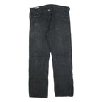 LEVI'S 501 Big E Mens Regular Jeans Black Denim W36 L32 Classic Button Fly