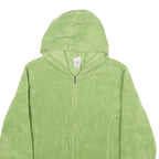 LL BEAN Womens Green Hoodie M Lightweight Full Zip Soft Fleece