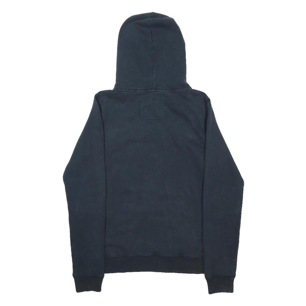 JACK WILLS Womens Navy Blue Hoodie UK 8 Cotton Blend Casual Pullover Sweatshirt