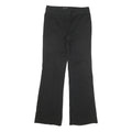 PENNYBLACK Mens Cotton Blend Black Regular Fit Flared Trousers W28 L29 Smart