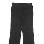 PENNYBLACK Mens Cotton Blend Black Regular Fit Flared Trousers W28 L29 Smart
