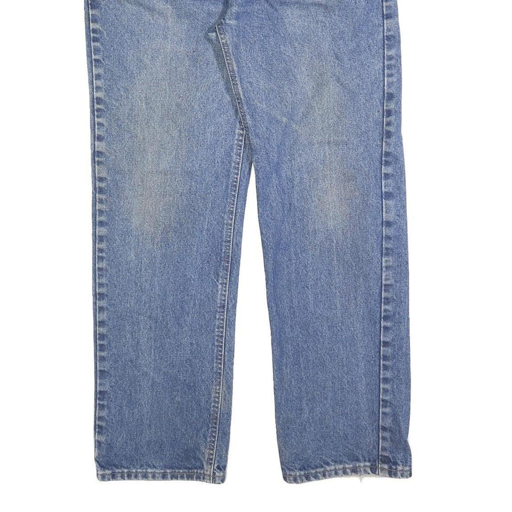 CARHARTT Mens Regular Blue Denim Jeans W36 L32 Zip Closure Classic Fit