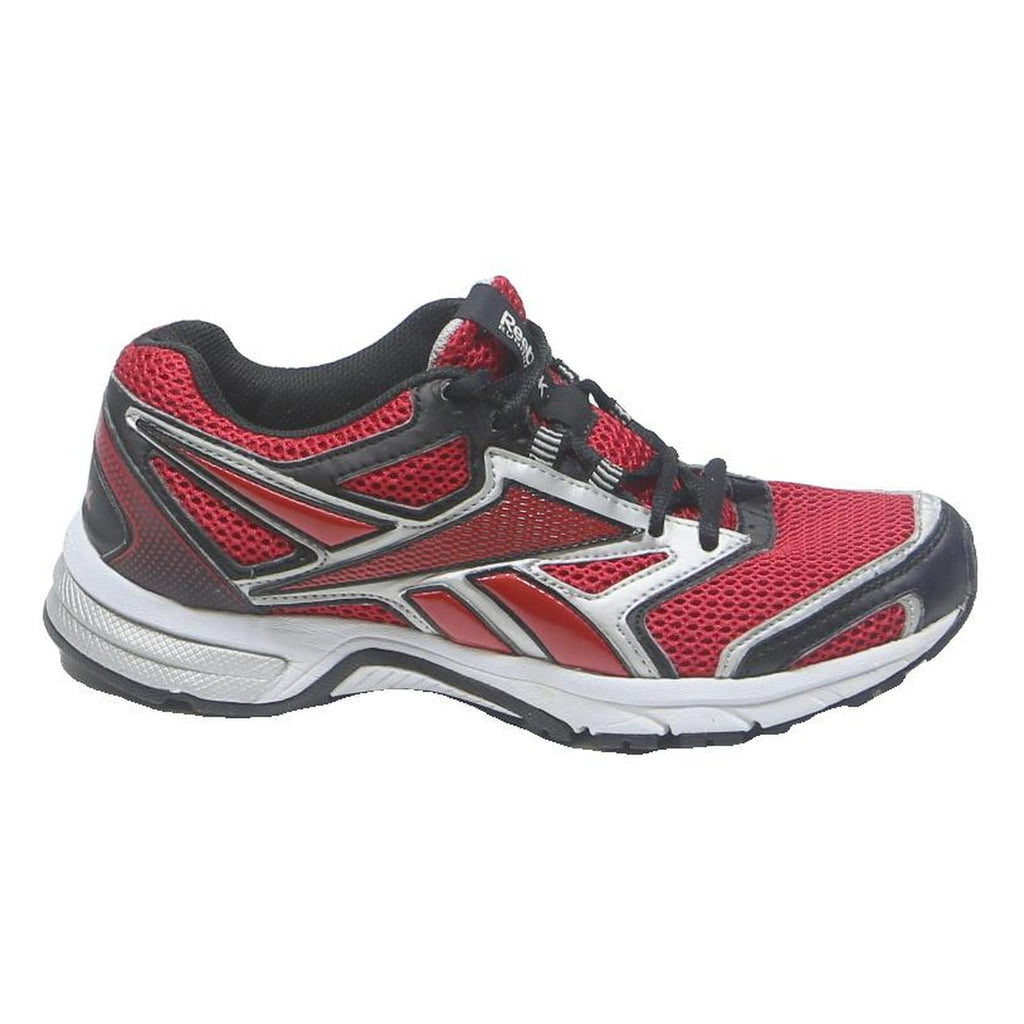 REEBOK Womens Running Trainers Red Black Synthetic UK 4.5 Lightweight Comfort