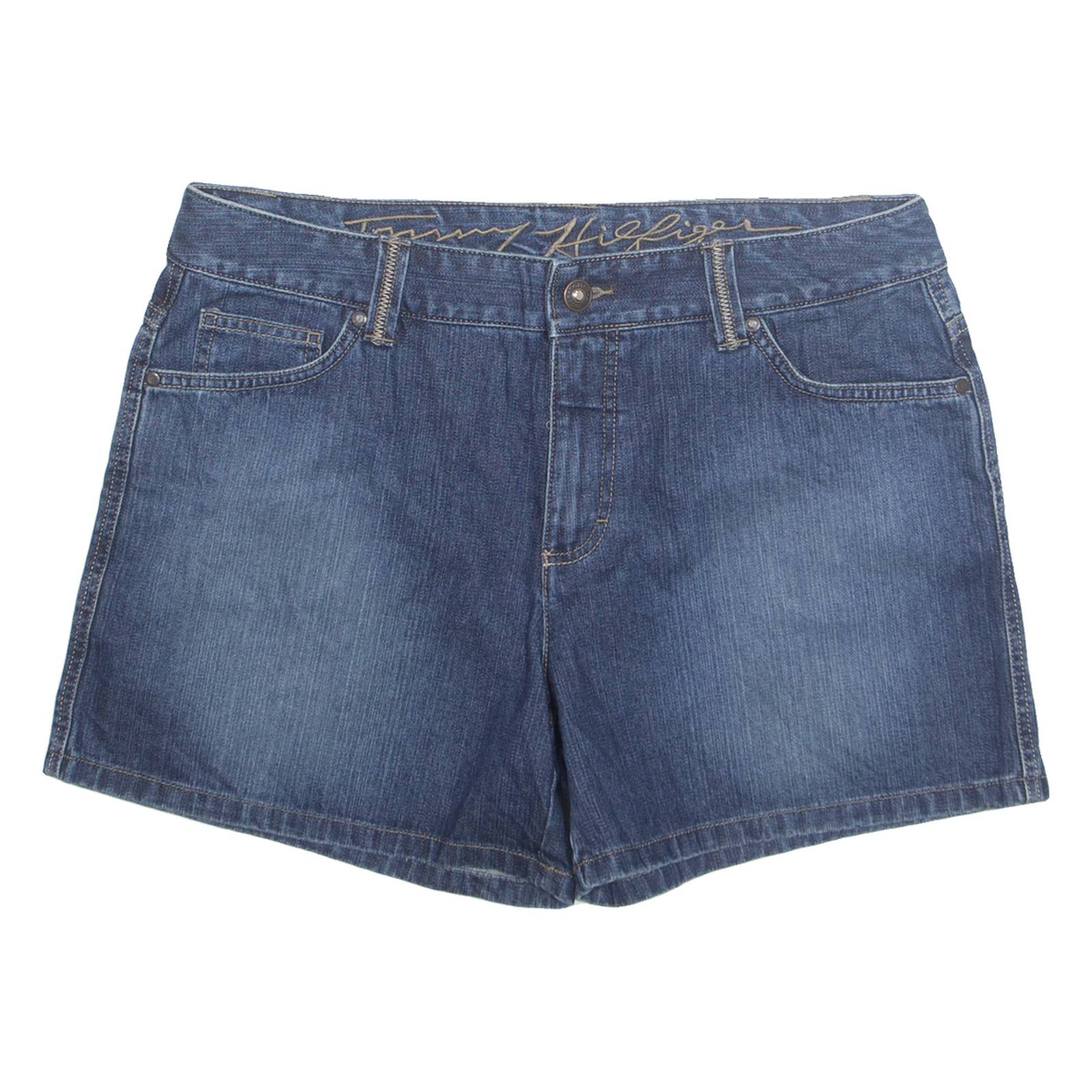 TOMMY HILFIGER Womens Denim Shorts Blue L W35
