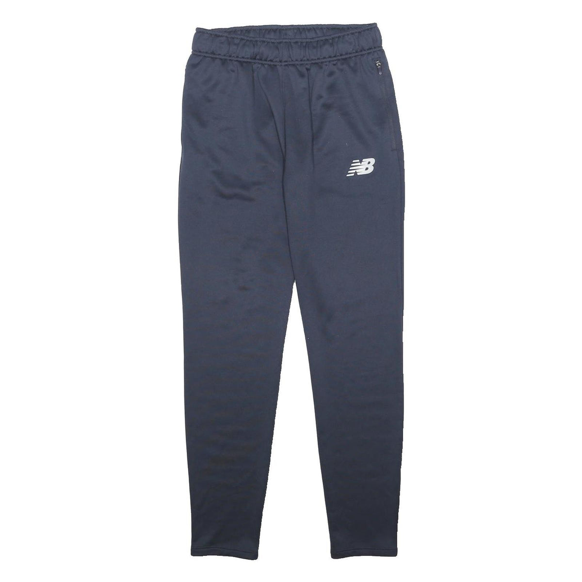 NEW BALANCE Mens Joggers Navy Blue Slim Tapered M W28 L29 Polyester Sportswear
