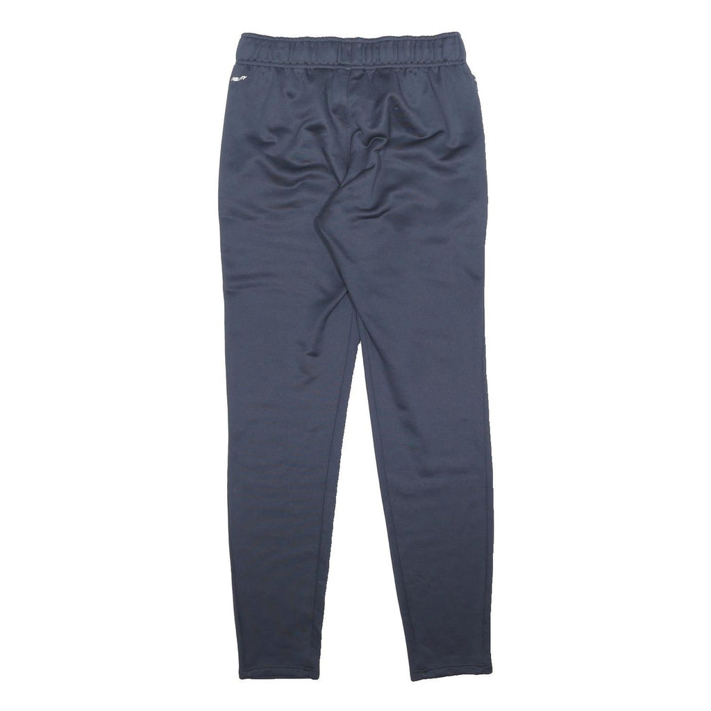 NEW BALANCE Mens Joggers Navy Blue Slim Tapered M W28 L29 Polyester Sportswear